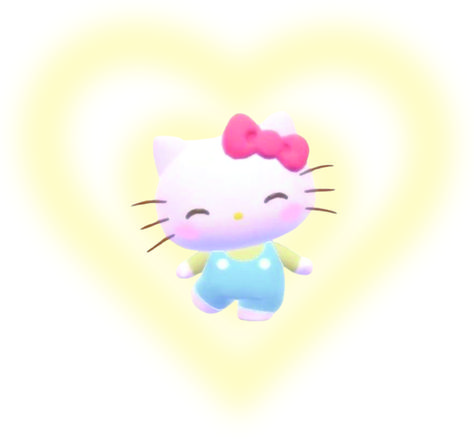 Sanrio Heart Icon, Hello Kitty Yellow Aesthetic, Hello Kitty Heart Icon, Yellow Hello Kitty, Heart Hello Kitty, Cutie Icon, Hello Kitty Happy, Aesthetic Sanrio, Hello Kitty Aesthetic