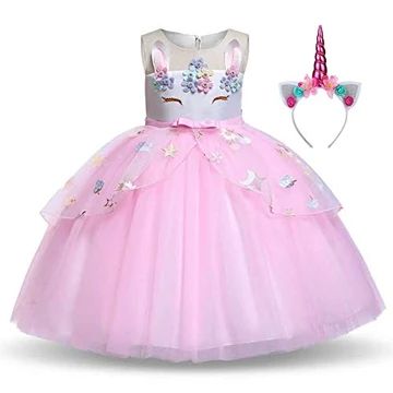 Unicorn Fancy Dress | Children's Party Dress Up | Buy Online – All Things Unicorn Unicorn Dresses For Kids, Unicorn Fancy Dress, Pink Unicorn Costume, Fancy Party Outfit, Girl Unicorn Costume, Princess Fancy Dress, Rainbow Headband, Baby Party Dress