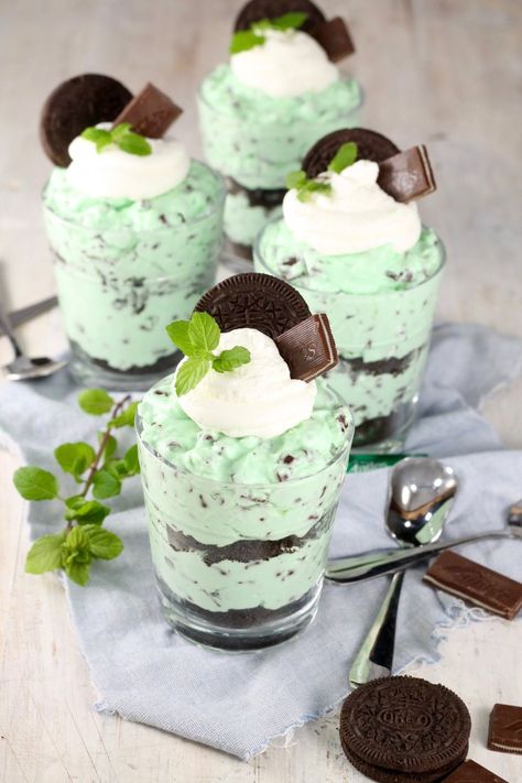 Mint Dessert Recipes, Mint Recipes Dessert, Mint Food, Mint Sweets, Mint Dessert, Mint Chocolate Desserts, Mousse Desserts, Mint Chocolate Cheesecake, Andes Mints