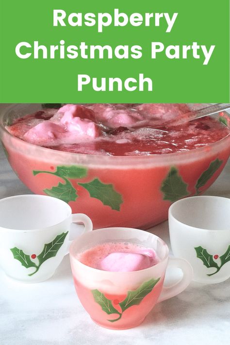 Raspberry Sherbert Punch, Best Sherbet Punch Recipe, Punch Non Alcoholic, Alcoholic Fruit Punch, Christmas Party Punch, Raspberry Sherbet Punch, Raspberry Sherbert, Punch Recipes For Kids, Sherbet Punch Recipes