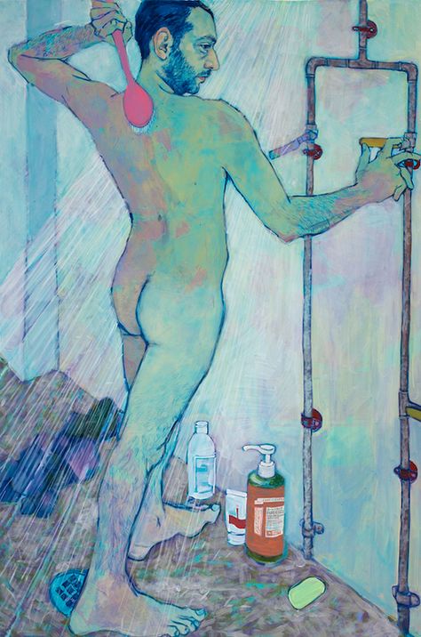 Hope Gangloff, 3d Figures, Digital Museum, Drawings Of Friends, Expressionist Painting, Acrylic Canvas, Classical Art, Gay Art, Objet D'art