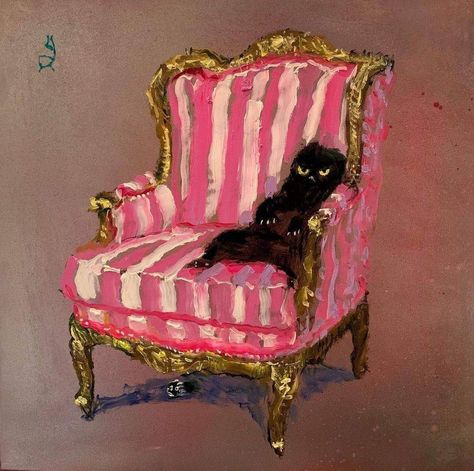 Vanessa Stockard, Wagga Wagga, Studio Gallery, Taking A Break, Cat Painting, Vintage Cat, Whimsical Art, My New Room, Artsy Fartsy