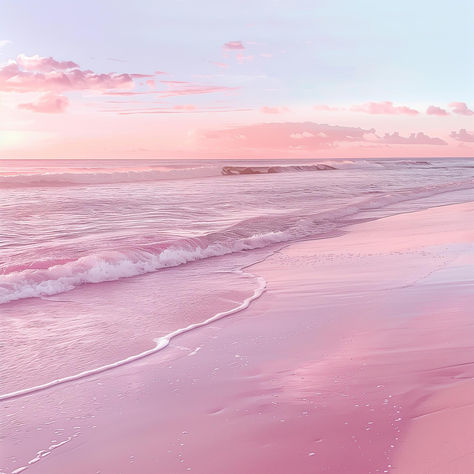 Skincare Wallpaper Backgrounds, Pink Asthetics Wallpaper, Skincare Wallpaper, Summer Beach Wallpaper, Beachy Aesthetic, Pink Wallpaper Backgrounds, Pink Lifestyle, Pink Ocean, Pink Photo