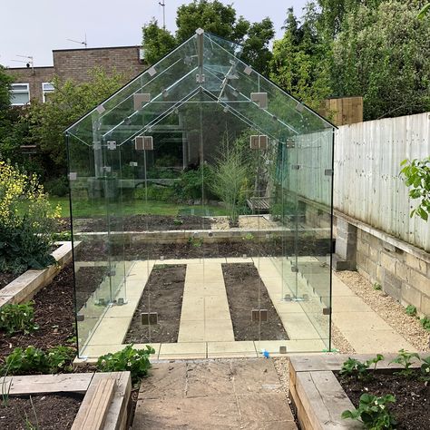 Home - puregreenhouse.co.uk Modern Frameless Greenhouse Modern Glass Greenhouse, All Glass Greenhouse, Modern Greenhouse Design, Contemporary Greenhouses, Greenhouse Decor, Modern Greenhouse, Modern Greenhouses, Commercial Greenhouse, Glass Greenhouse