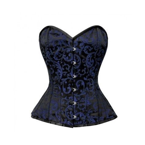 Blue Brocade Sweetheart Overbust Corset ❤ liked on Polyvore featuring tops, corset, sweetheart top, corsette tops, blue corset top, blue top and sweetheart neckline top Corsette Tops, Navy Blue Corset, Blue Corset Top, Sweetheart Neckline Top, Sweetheart Top, Blue Corset, Outfit Styles, Overbust Corset, Black Corset