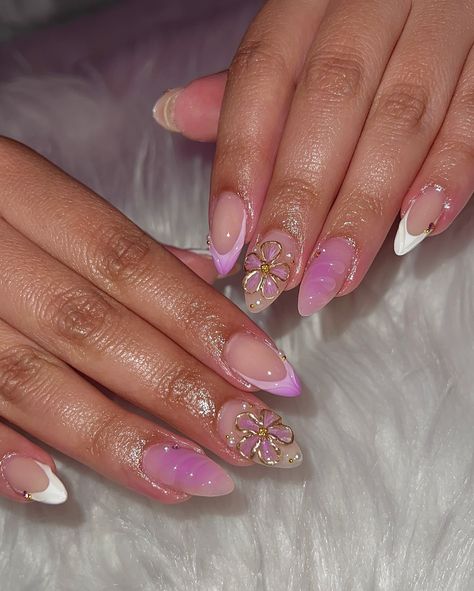 princess vibesss ✨👑 #batonrougenailtech #nails #nailinspo #explore #explorepage #donebyhai #nailinspo2024 #225nailtech #2024nails #nailsofinstagram #nails #nailstagram #nailsnailsnails #nailsoftheday #nailinspiration #birthdaynails #naildesigns #summernails #summernails2024 #princessnails #repunzelnails #3dflowerjelly #3dflowernails Almonds Nails, Vacation Nail Ideas, Nails Acrylic Almond, Nails Board, Spring Sets, 3d Flower Nails, Graduation Nails, Colored Acrylic, Colored Acrylic Nails