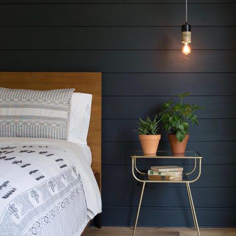 5 Design Ideas Joanna Gaines Is Excited to Try In Her Own Farmhouse This Year Bedroom Joanna Gaines, Blue Shiplap, Shiplap Wall Paneling, Peel And Stick Shiplap, Joanna Gaines Paint Colors, Painting Shiplap, Magnolia Paint, Shiplap Wall, Bedroom Remodel