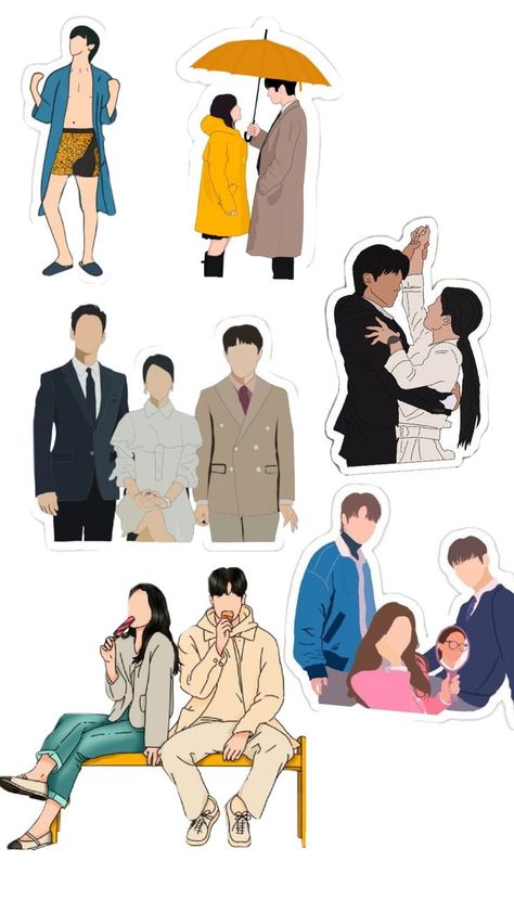 love for k drama K Drama Stickers, Drama Stickers, K Drama, Kdrama, Bullet Journal, Drama