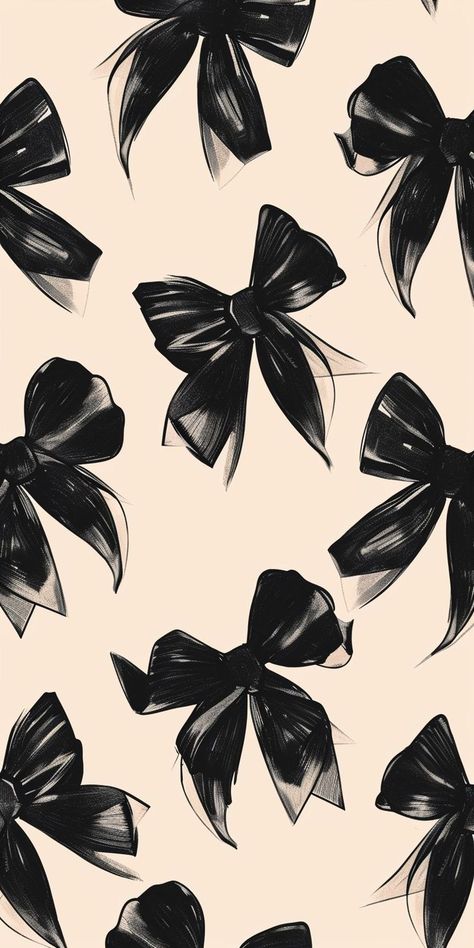 Black N White Background Aesthetic, Ciaracore Aesthetic, Beige Wallpaper Backgrounds, Cream And Black Aesthetic, Black N White Wallpapers, Black Coquette Wallpaper, Black Bow Wallpaper, Wlppr Aesthetic, Phone Backgrounds Black