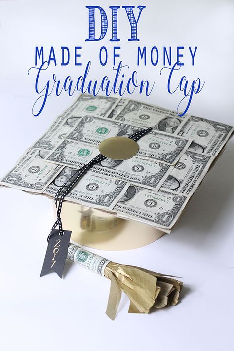 DIY Graduation Cap Made of Money | Less Than Perfect Life of Bliss | home, diy, travel, parties, family, faith Ways To Give Money, Money Folding, Graduation Money Gifts, Money Leis, Origami Money, Graduation Printables, Money Gift Ideas, Diy Graduation Gifts, Best Graduation Gifts