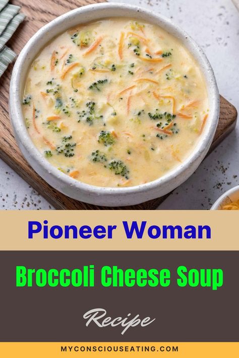 Broccoli cheese soup in a serving bowl Broccoli Cheddar Soup Pioneer Woman, Broccoli Chicken Cheese Soup Pioneer Woman, Olive Garden Broccoli Cheese Soup, Beer Cheese Soup Pioneer Woman, Broccoli Cheese Soup Pioneer Woman, Copycat Mcalisters Broccoli Cheddar Soup, Brocolli Cheese Soup Recipe, Quick Soups To Make, Brócoli Cheese Soup