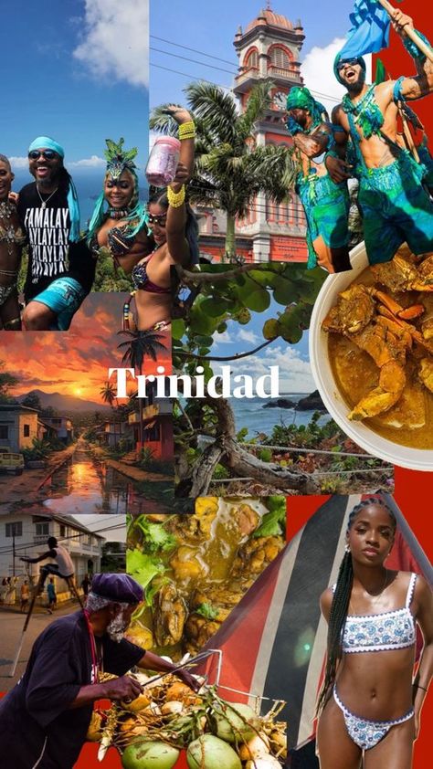 Caribbean Culture Aesthetic, Trini Aesthetic, Carribean Wallpaper, Trinidad Aesthetic, Trinidad And Tobago Aesthetic, Travel Baddie, Trinidad People, Caribbean Gyal, Trinidad Culture