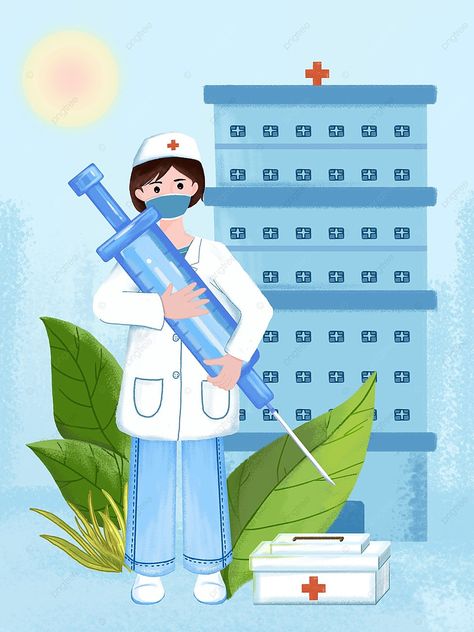 Illustration Of Doctors Medical Staff And Nurses Day illustration image Syringe Illustration, Day Illustration, Medical Staff, Nurses Day, Illustration Background, Doctor Medical, Free Download, Medical, For Free