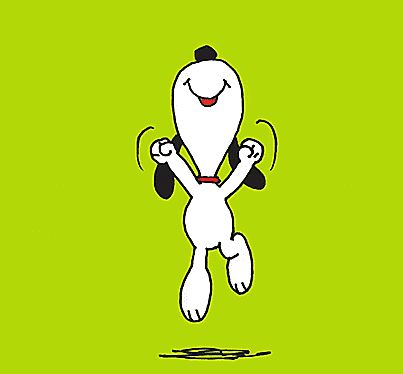 Excited Reaction Pic Cartoon, Happy Gifs Cute, Snoopy Happy Dance Gif, Snoopy Happy New Year, Happy Dance Gif, Snoopy Gifs, Gifs Snoopy, Snoopy Gif, Snoopy Happy Dance