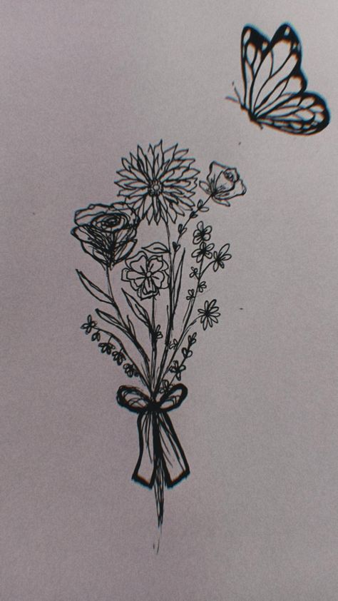 Flowers Need Time To Bloom, Easy Doodle, Birthday Card Drawing, Marble Hornets, Easy Doodle Art, Card Drawing, Simple Doodles, Black Is Beautiful, Tattoos And Piercings