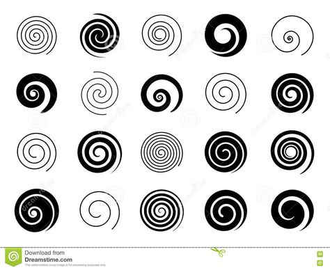 Swirl Tattoo, Spiral Tattoos, Muster Tattoos, Optical Art, Stylist Tattoos, 1 Tattoo, Geometric Logo, Free Illustration, Simplistic Tattoos