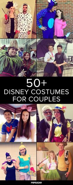 50+ Adorable Disney Couples Costumes for you @TeresaV82 Disney Couples Costumes, Disney Çiftleri, Disney Couple Costumes, Couple Disney, Costumes For Couples, Costume Disney, Costumes For Halloween, Hallowen Ideas, Fantasia Disney