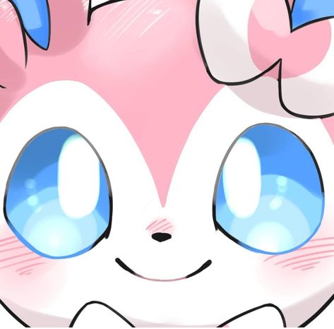 Sylveon Profile Picture, Sylveon Pfp, Sylveon Icon, Sylveon Art, Sylveon Pokemon, Best Pokemon Ever, Eevee Cute, Pokemon Eeveelutions, Eevee Evolutions