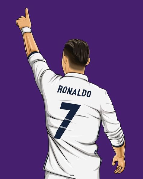 Cr7 Real Madrid, Ronaldo Madrid, Cristiano Ronaldo Body, Football Player Drawing, Football Artwork, Cristiano Ronaldo Real Madrid, Real Madrid Cristiano Ronaldo, Cr7 Wallpapers, Football Drawing