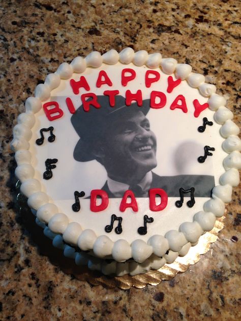 Frank Sinatra cake Sinatra Party, Rat Pack, Take The Cake, Frank Sinatra, 70th Birthday, Birthday Bash, Party Themes, Birthday Cake, Cake