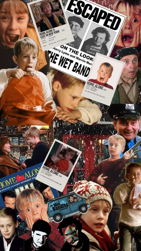 Home Alone Collage, 90s Christmas Wallpaper, Christmas Wallpaper Movies, Christmas Movie Wallpaper, Claymation Christmas Movies, Tv Show Collage, Homealone Christmas, Christmas Ipad Wallpaper, Winter Collages