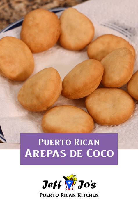 Puerto Rican Arepas, Arepas Recipe Puerto Rican, Alcapurias Recipe Puerto Rico, Puerto Rican Breakfast Recipes, Arepas Puertorriqueñas, Puerto Rican Recipes Desserts, Puerto Rican Arepas Recipe, Puerto Rican Food Authentic, Puerto Rican Recipes Authentic