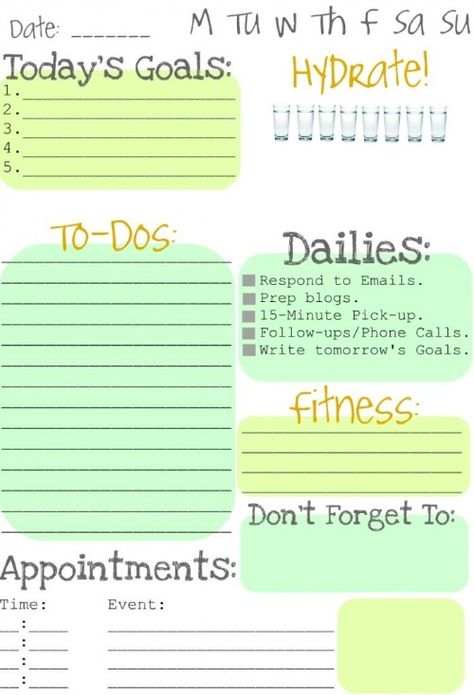 Fun ideas to help you create a To Do list!