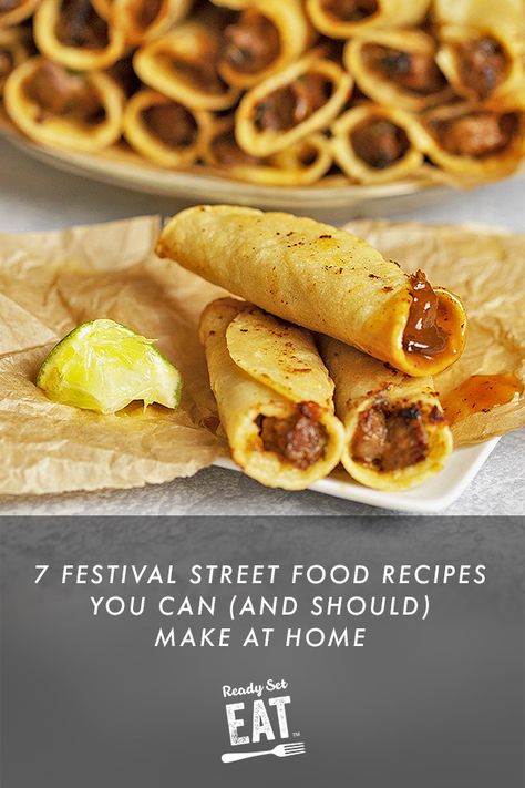 Street Food At Home, Street Food Recipes, Food Bites, Ready Set Eat, Recipes To Make At Home, Sweet And Sour Sauces, Carnival Food, Asian Street Food, Fair Food