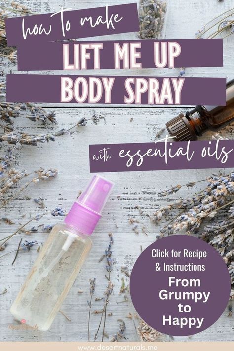 Learn how to create your own uplifting essential oil body spray with this step by step guide. The quick and easy way to enhance your wellbeing naturally. This diy essential oil blend contains naturally uplifting essential oils to boost your mood. Use it as a personal perfume blend. Essential Oil Body Spray, Body Spray Recipe, Diy Body Spray, Natural Body Spray, Body Oil Diy, Essential Oil Spray Recipes, Diy Essential Oil Recipes, Rosemary Oil For Hair, Perfume Recipes