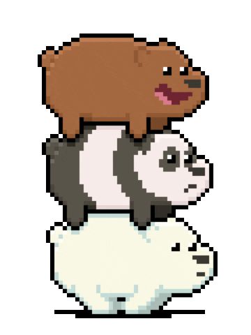 Animated Gifts, Pixel Gift Png, We Bare Bears Pixel Art, Pixelated Gif, Pixel Png Gif, Pixel Icon Gif, Brown Pixel Gif, Pixel Gift, Pixel Cartoon