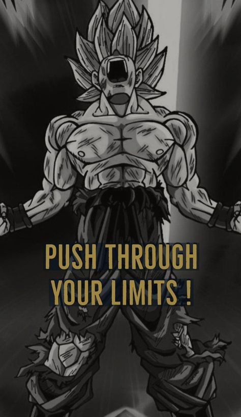 Dragon Ball Motivation, Motivational Wallpaper Iphone, Balls Quote, Peppa Pig Wallpaper, Creepy Backgrounds, Motivation Wallpaper, Cute Pink Background, Backgrounds Girly, Push Your Limits