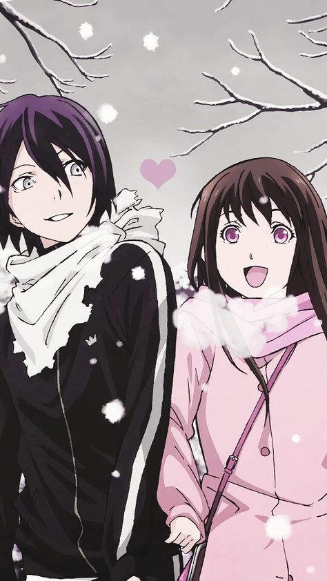 Noragami Noragami Hiyori And Yato, Noragami Hiyori, Yato And Hiyori, Yato Noragami, Anime Christmas, Noragami, Theme Song, Great Friends, Anime Fanart