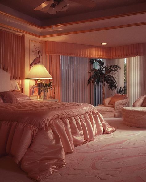 1980s interiors >> ✨ just a compilation of images that didn’t make the cut on my last posts 😜 [AI] Get your wall posters on liminaldestinations.com (link in bio!) • • • • #80sinterior #1980sinterior #80saesthetic #1980s #80svibes #80snostalgia #80sdecor #80s #80spenthouse #vintage #interiordesign #homedecor #luxuryhomes #midcentury #midcenturymodern #postmodern #luxury 80s Glam Bedroom, 80’s Bedroom, 1980s Interior, 80s Bedroom Aesthetic, 80s Interior Design, Bedroom Interior Design Modern, Loft Type, Mansion Bedroom, 80s Home