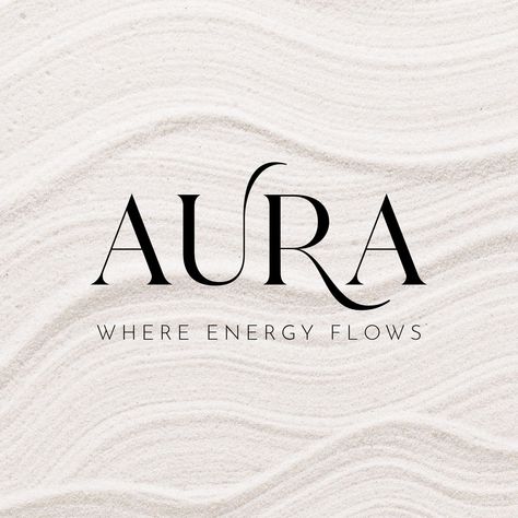 Create a modern, minimal logo for your wellness business with this branding kit. Get everything you need to launch your business, including a logo, business cards, social media templates, and. #BusinessFonts #TypographyTips #ProfessionalDesign #BrandIdentity #FontInspiration Classy Logo Design Ideas, Simple Elegant Logo Design, Wavy Logo Design, Luxury Wellness Branding, Wellness Logo Design Inspiration, Medspa Logo, Logo Therapy, Www Logo, Aura Logo