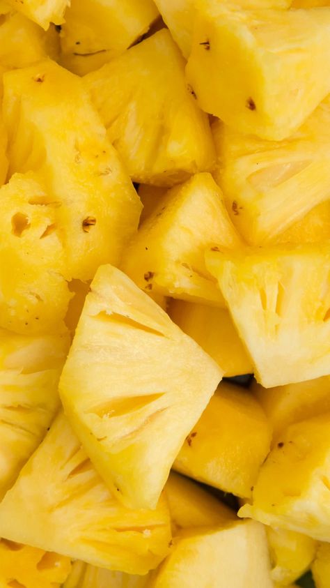 Pineapple Aesthetic Fruit, Yellow Fruit Aesthetic, Yellow Food Background, Pineapples Aesthetic, Pineapple Aesthetic, Tropical Fruit Photography, Yellow Passion Fruit, Paradise Wallpaper, Pineapple Wallpaper