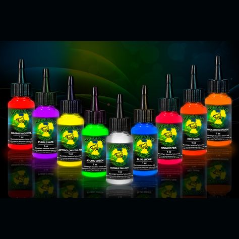 Black Light Tattoo, Glow Tattoo, Tattoo Ink Colors, Tattoo Ink Sets, Neon Tattoo, Uv Tattoo, Power Tattoo, Light Tattoo, Tattoo Prices