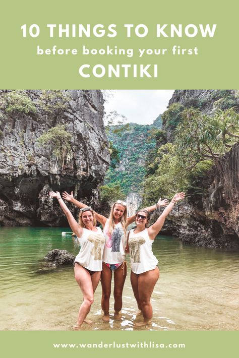 10 things you need to know before you book your first trip with contiki! Best tips and tricks included! #contiki #travelwithnlregrets #grouptravel Contiki Tour, European Tour, Group Travel, Summer Break, Pinterest Pin, Group Tours, Travel Tours, Culture Travel, Must Read