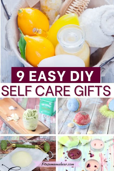 Spa Set Gift, Self Care Kit Diy Gift Ideas, Diy Spa Items Homemade Gifts, Spa Day Gift Ideas, Diy Spa Crafts, Easy Diy Self Care Products, Diy Relaxation Gifts, Homemade Spa Gifts, Mini Spa Kit Diy Gift Ideas