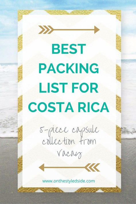 What to pack for Costa Rica | Pack light AND look amazing! Costa Rica Packing List | Travel Style | Capsule Wardrobe Costa Rica Packing List, Costa Rica Packing, Style Capsule, European Travel Tips, Costa Rica Vacation, Light Travel, Packing List For Vacation, Travel Capsule, Travel Capsule Wardrobe