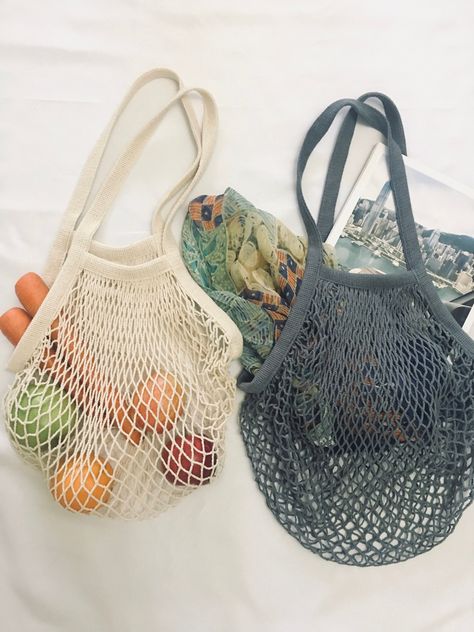 Knit Bag Pattern, Sustainable Bags, Birthday Minimalist, Textiles Ideas, Knitting Bag Pattern, Crochet Beach Bags, Knit Bag, Mesh Bags, Mesh Tote Bag