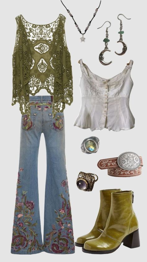 Most Dangerous Animals, 70s Inspired Outfits, Boho 70s, Outfits 70s, 70s Inspired Fashion, Dangerous Animals, 70s Outfits, Earthy Outfits, Estilo Hippie