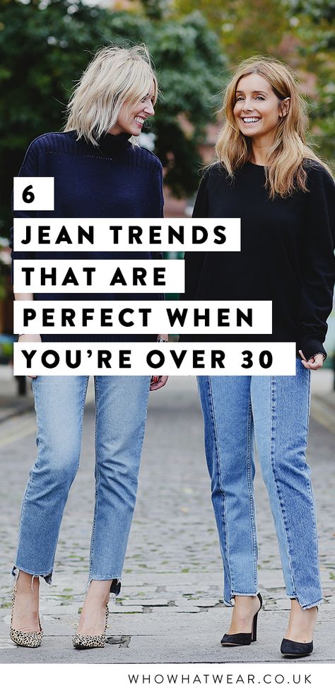 Update your denim wardrobe for autumn/ winter 2016 with cropped flares, girlfriend jeans and mom jeans Mom Jeans Autumn Outfit, Mom Jeans Street Style, Flare Jeans Cropped, Crop Flare Jeans Outfit Winter, Wife Leg Jeans Outfit Winter, Luxury Mid-rise Cropped Jeans For Fall, Cropped Mom Jeans Outfit, Midrise Girlfriend Jeans, Girlfriend Jeans Outfit Fall