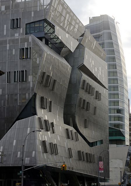 Cooper Union Square, New York City Morphosis Architecture, Cooper Union, Unusual Buildings, Frank Gehry, Interesting Buildings, Amazing Buildings, Unique Buildings, Union Square, Unique Architecture