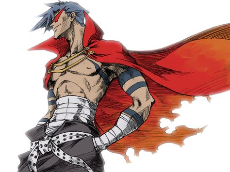 Kamina (カミナ, Kamina) was a young man from Jeeha Village, the founder and first leader of Team Gurren and deuteragonist of the first arc of Tengen Toppa Gurren Lagann. Tier: 9-A| 7-B Gurren Lagann Kamina, Comics Anime, Gurren Lagann, Mecha Anime, Anime Pictures, Anime Quotes, An Anime, Anime Comics, Character Design Inspiration