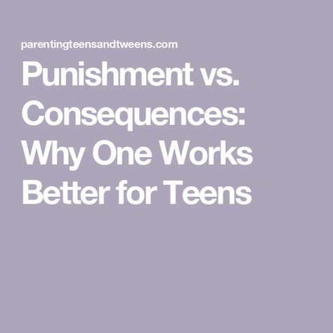 Punishment vs. Consequences: Why One Works Better for Teens Consequences For Teens By Age, Age Appropriate Consequences Chart, Teen Attitude, Parenting Teen Boys, Consequence Chart, Attention Seeking Behavior, Bad Grades, Iphone Giveaway, Parenting Preteens