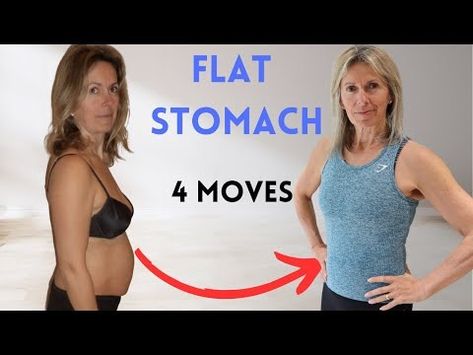 How You Can Get A Flatter Stomach With 4 Exercises - YouTube How Do You Get A Flatter Stomach, Exercises To Flatten Your Stomach, One Exercise For Flat Belly, Hanging Belly Fat How To Get Rid, Flatten Stomach In A Week, Flatter Stomach Workouts, Flat Belly Workout Fast, Exercise To Reduce Stomach, Exercises For Flat Stomach