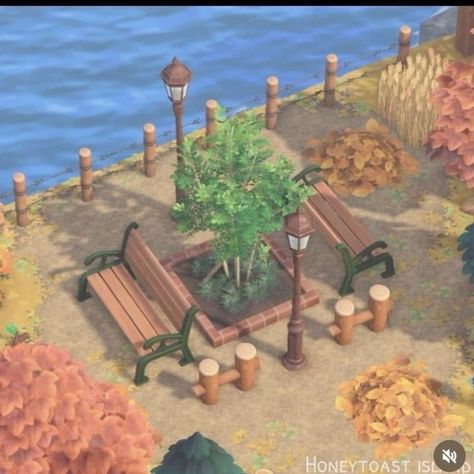 Front Yard Ideas Animal Crossing, Animal Crossing Island Aesthetic Ideas, Animal Crossing Starter Islands, Plaza Design Acnh, Small Space Acnh, Sitting Area Acnh, Acnh Airport Designs, Acnh Barbeque Area, Acnh Washing Area