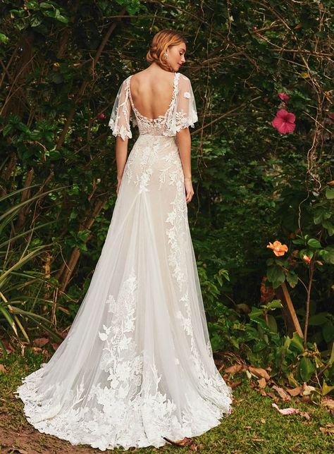 Flirty Wedding Dress, Calla Blanche, Wedding Dresses Whimsical, Ivory Gown, Aline Wedding Dress, Bohemian Wedding Dress, Wedding Dress Inspiration, Wedding Dress Styles, A-line Wedding Dress