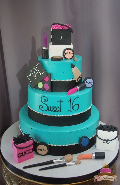 Sweet 16 Fondant Cakes, Sweet 16 Birthday Cakes, Sweet 16 Cake Ideas, Best Friend Cake, Sweet 16 Makeup, Crazy Birthday Cakes, Sweet 16 Masquerade Party, Super Sweet 16, Sweet 16 Birthday Cake