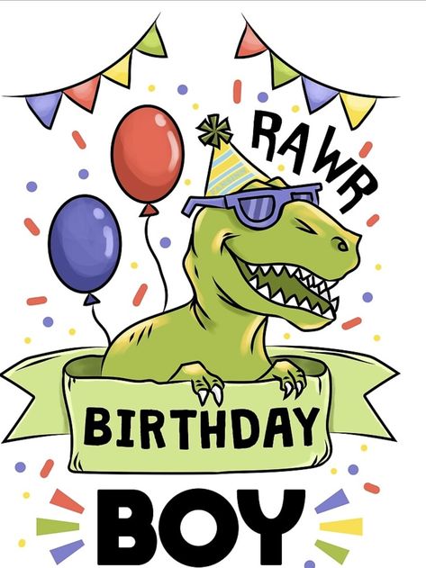 Happy 3rd Birthday Boy Quotes, Baby Dinosaur Party, Happy Birthday Nephew, Kids Party Gift, Dinosaur Birthday Party Decorations, Happy Birthday Boy, Dinosaur Birthday Cakes, Dinosaur Themed Birthday Party, Dino Birthday